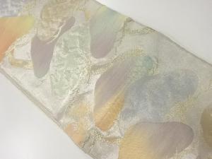 アンティーク　笠松模様織り出し袋帯